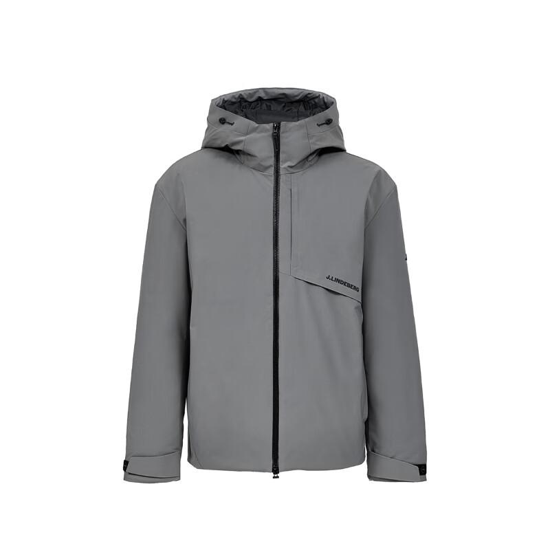 J.Lindeberg Men's Hooded Waterproof Padded Jacket 525309003