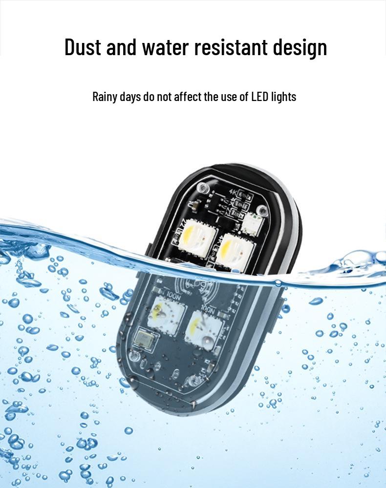 Waterproof Strobe Light for Cars, Motorcycles, Drones, Bicycles, and Aircraft