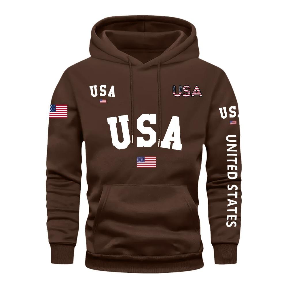 Men's Fashion Casual Hoodie Comfy Long Sleeve Pullover Hoodie Ideal For Daily And Outdoor Wear