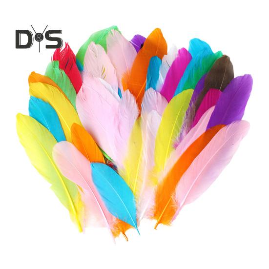 

50 шт./компл. красочные натуральные перья для детей и взрослых, поделки из перьев своими руками, ловец снов, центральные украшения для дома, офиса, свадебной вечеринки, комплект из настоящих перьев разноцветный