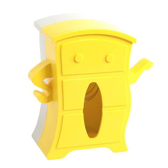 Yousheng Roztomý držák na papírové kapesníky Kreativní tvar Živé barvy Protiskluzový design Velká kapacita Držák na papír Úspora místa Stolní dekorace