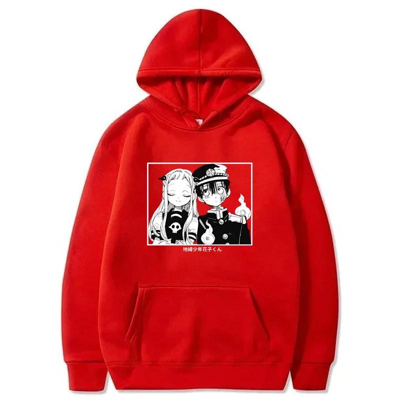 Anime Printed Hoodie Men Women Casual Fashion Autumn Winter Harajuku Oversiazed Long Sleeve O-Neck Fleece Pullover Sweatshirts