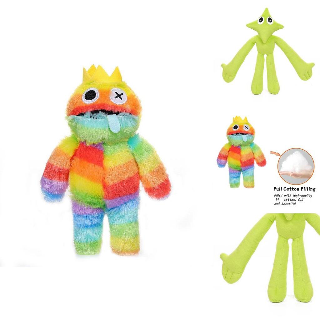 Roblox Rainbow Friends Blue Plush Toy Villain Soft Stuffed Doll Kids Xmas Gift