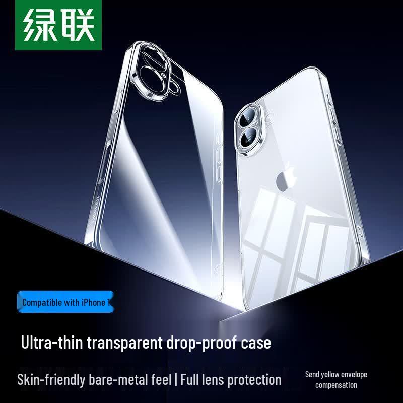 UGREEN iPhone 16 Airbag Transparent Anti-Fall Phone Case