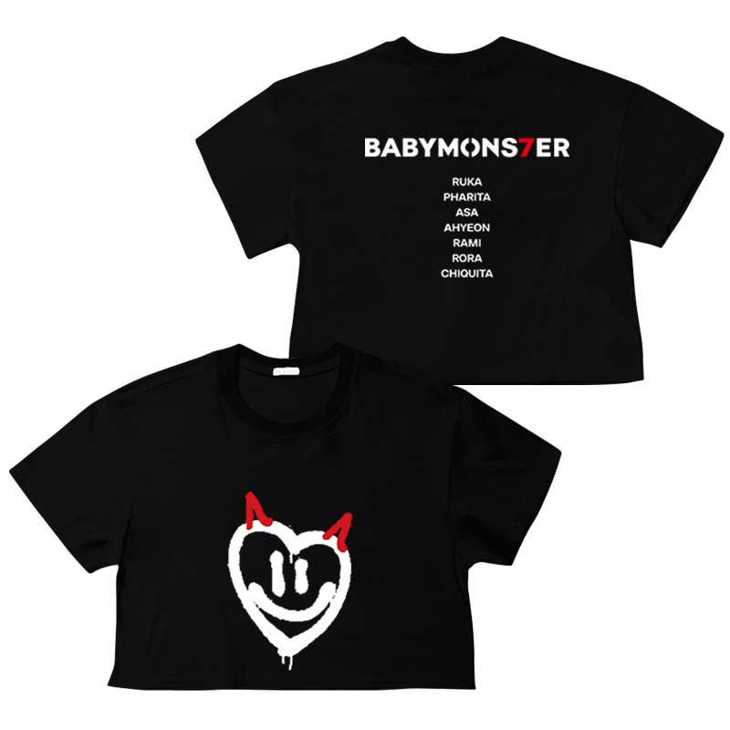 BABYMONSTER See You There Tshirt Kpop Fashion Summer Cotton Short Sleeve Tee Tops Unisex Women Hip Hop Loose Letter Print T Shirt