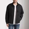 Spring and Autumn Men's Lapel Fashion Jacket Tooling Wind Jacket Zipper Cardigan