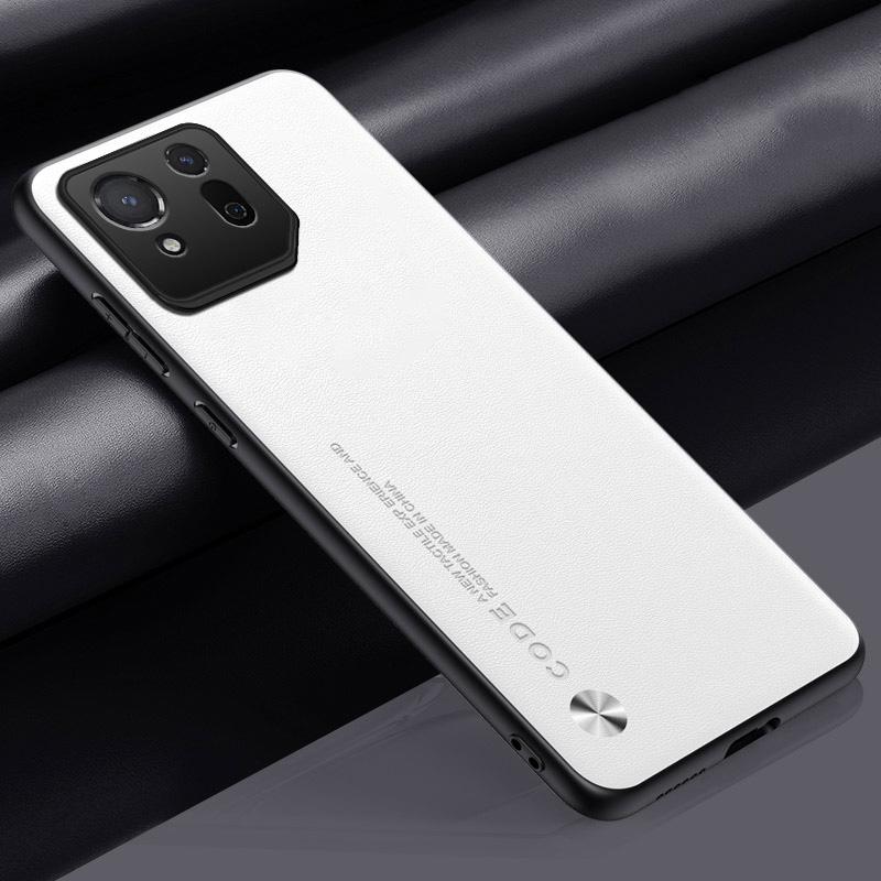 Luxury Genuine Leather Business Phone Case for Asus ROG Phone 8 Pro 8 7 Pro 7  6 5 3 Plain Skin Shockproof Cover for Full Protection Cover