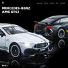 1/24 Mercedes Benz AMG GT63 Sports Car Simulation Diecast Metal Alloy Model Car Sound Light Pull Back Collection Kids Toy Gift