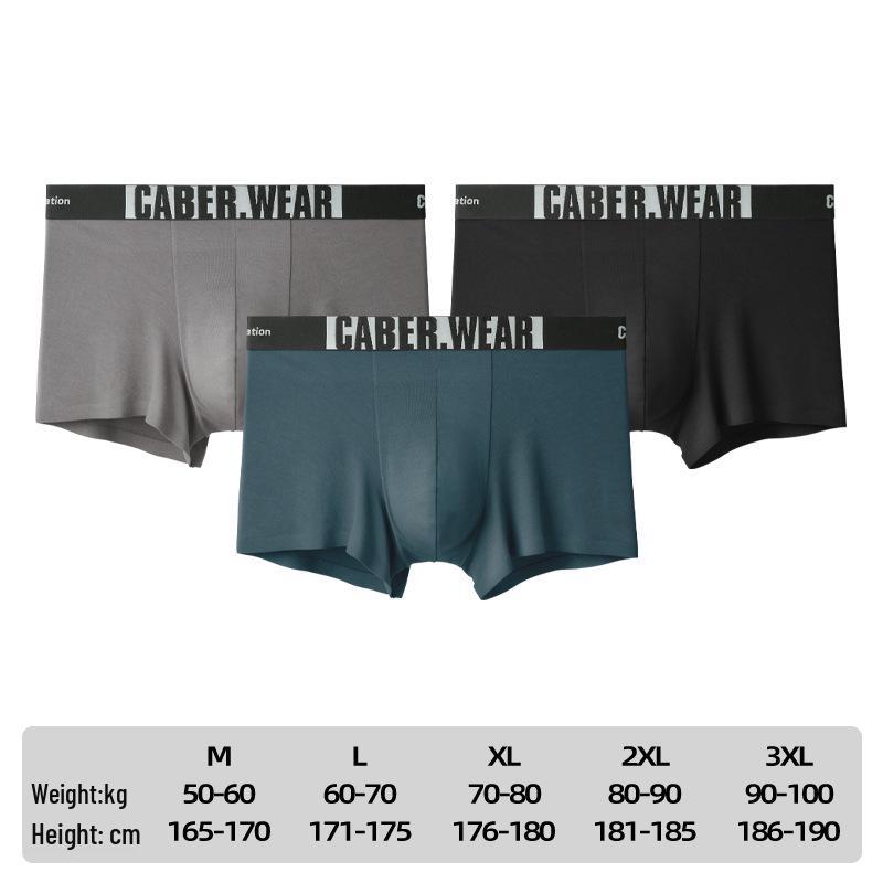 

Мужские модальные дышащие боксеры-брифы Caber - однотонные L
