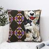 Christmas Dachshund Pillow Case Nordic Merry Christmas New Year Cushion Cover Novelty Zipper Decorative Pillowcase for Home