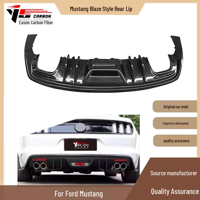 Ford Mustang Blaze Edition Carbon Fiber Rear Spoiler (2015-2022)