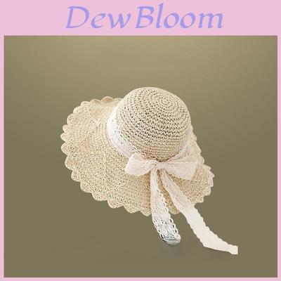 Straw Hat Women Summer Sunshade With Wide Brim For Beach And Vacation