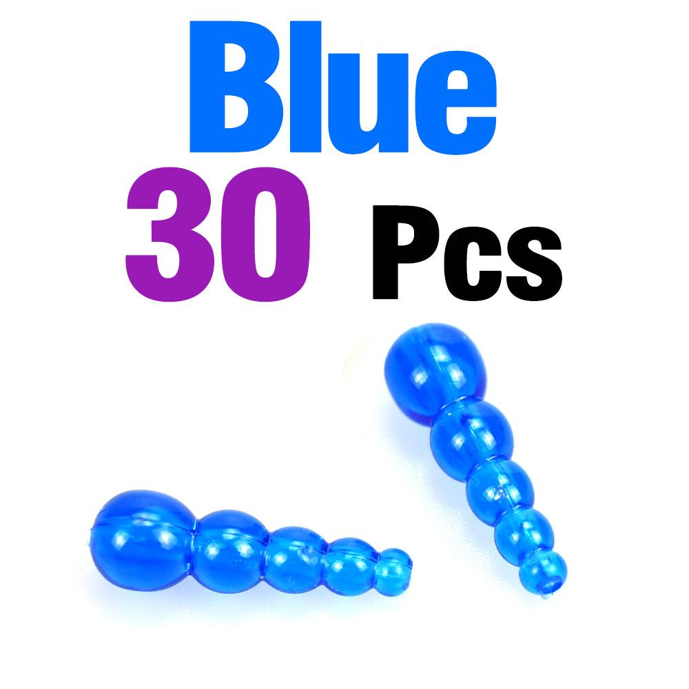 30Pcs Fishing Beads Lures Tackle Kit Inline Spinner Rig for Trout Walleye Perch Lure Making Supplies Fishing Accessories