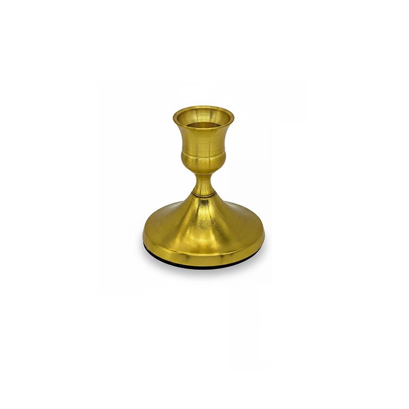 Vintage Decorative Iron Candlestick Gold Silver Taper Candle Holder Christmas Birthday Party Wedding Dinner Table Centerpiece