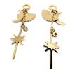 Les Trésors De Lily [P7808] - Rose Gold 'Tokyo' Steel Designer Earrings - 33 Mm