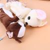 Cartoon Plush Pencil Case Plush Dog Pencil Bags For Kids Stationery Pencil Box