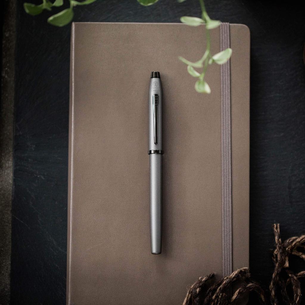 Cross Century 2 Chrome Fountain Fine Officially Imported 3509-F Pen, Nib,