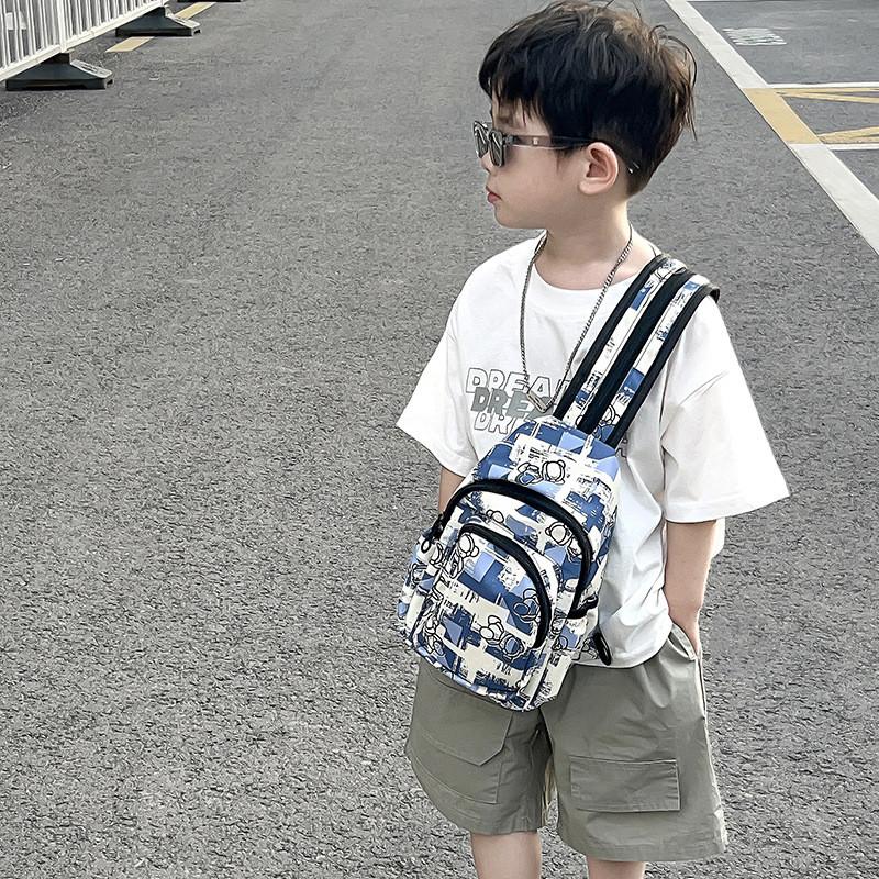 Trendy 2024 Children's Chest Bag Stylish Boys And Girls Crossbody Waterproof Backpack