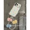 Niche simple color polka dot matte is suitable for Apple iPhone17promax mobile phone case 16pro female 15