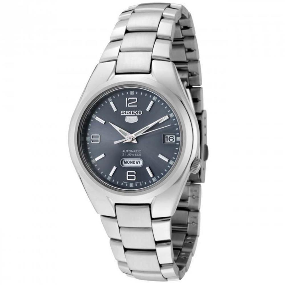 Seiko 5 Automatic SNK621K1 Gray Analog Business Automatic Watch Men's (International Shipping)