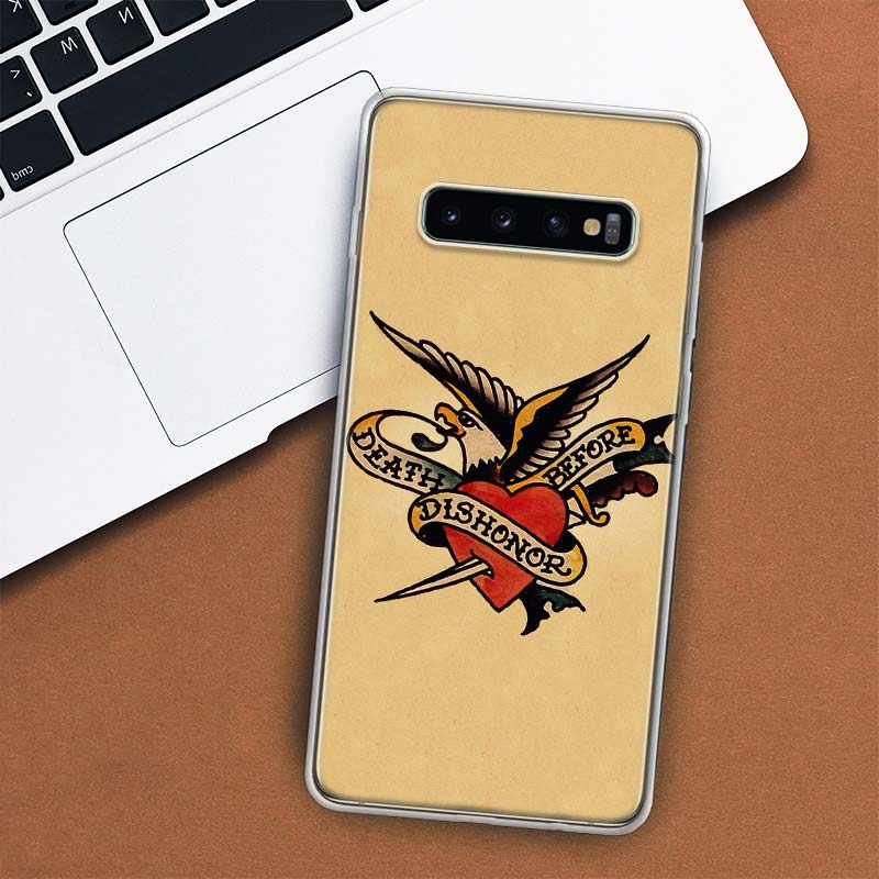 

Чехол для телефона с татуировкой «Сейлор Джерри» для Samsung Galaxy M21 M12 M31S M32 M51 M52 Note 20 Ulte 10 Plus 9 8 J4 J6 + J8 M11 F52 F62 Samsung J8 2018