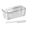 Unbreakable Butter Dish with Clear Lid Convenient Butter Storage And Easy Cutting Kitchen Supplies