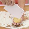 2 Colors Scraper Convenient Practical Hanging Hole Design Plastic Dough Scraper Cake Cream Scraper Baking Utensils Slicing