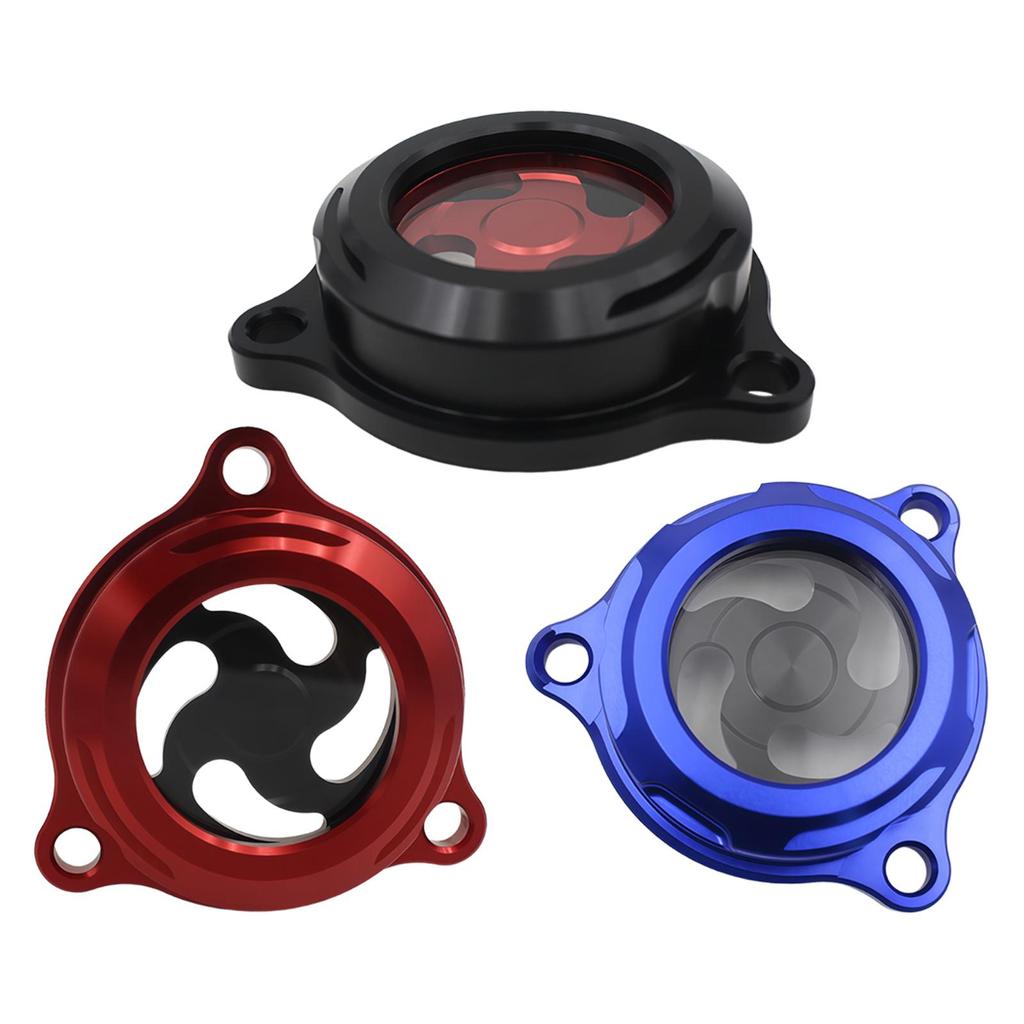 Premium Aluminum Alloy Engine Filter Cover 75mm Clear Replacement for Drz400SM