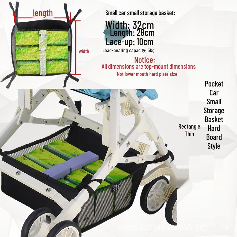 Universal Stroller Storage Basket for Umbrella Strollers and Pushchairs
