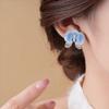 Butterfly Flower Rhinestone Enamel Pearl Earrings - 2025 Women's Light Luxury Stud Accessories