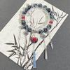Ink Painting Tassel Pendant Glazed Bracelet Heaven Official'S Blessing Pendant Beaded Bangles Couple Gift Lucky Bracelet Jewelry