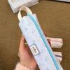 Korean Style Small Flower Print Pencil Case Large Capacity Pencil Pouch Pen Box  Home Use