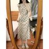 Super Good-looking, Unique and Beautiful Skirt Women's Summer White Polka Dot Dress Temperament Casual and Thin