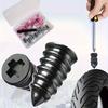 New Tire Repair Tool Black Soft Rubber Nail Vacuum Rubber Plug Tire Repair Quick Tool Tire Plug Kit Quick Repair Tool
