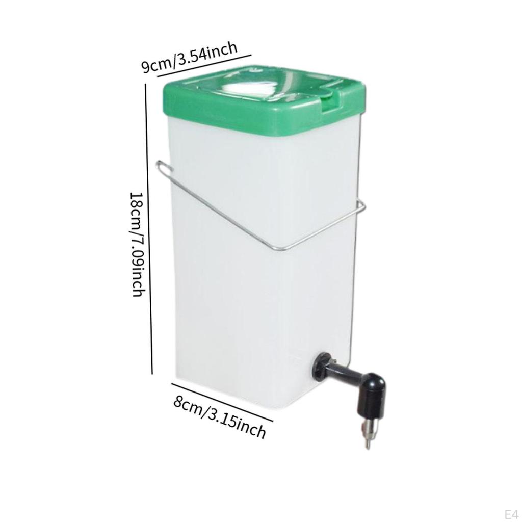 Automatic Bunny Drinker Drinking Bowl Easy To Clean with Lid Can Be Hung Water Dispenser Pet