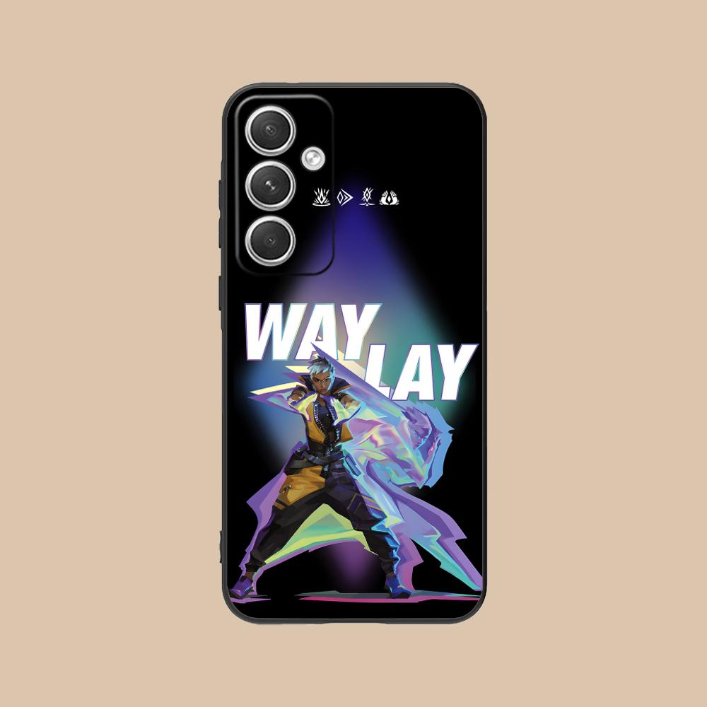 Valo Waylay Phone Case for Samsung Galaxy S26 S25 S24 S23 S22 S21 S20 Note20 Plus FE Ultra Soft TPU Shockproof Cover