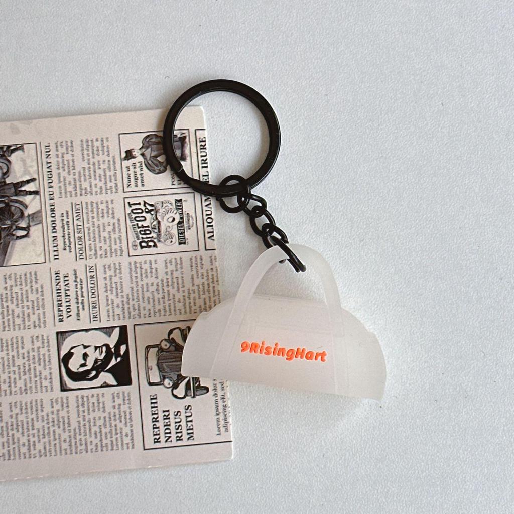 Eco Mini Gummi Pickleball Schläger Schlüsselanhänger - Sportrucksack Anhänger