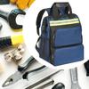 Oxford Cloth Tool Bag Multifunctional Large Capacity Backpack Blue Heavy Duty with Warning Reflective, Appliance Repair Tool Bag