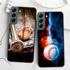 Baseball Phone Case For Galaxy A55 A35 A25 A15 A03S A04S A05S Samsung A20E A30 A40 A50 A70 A71 A51 A41 A31 A10S A21S Cover Capa