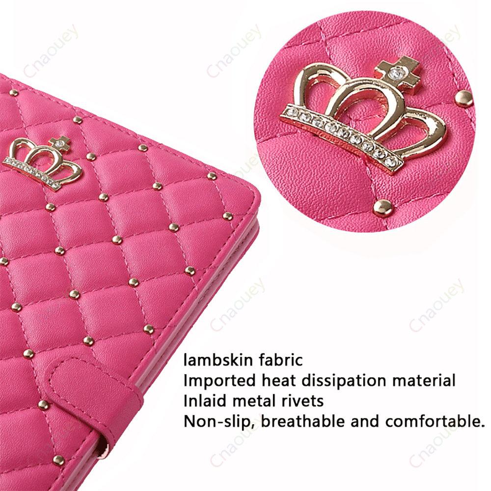 Funda Case for iPad 7th 8th 9th 10th Gen iPad Air4 Air5 iPad Pro11 Air11 A16 Lambskin Stand Smart Case iPad 9.7 Coque