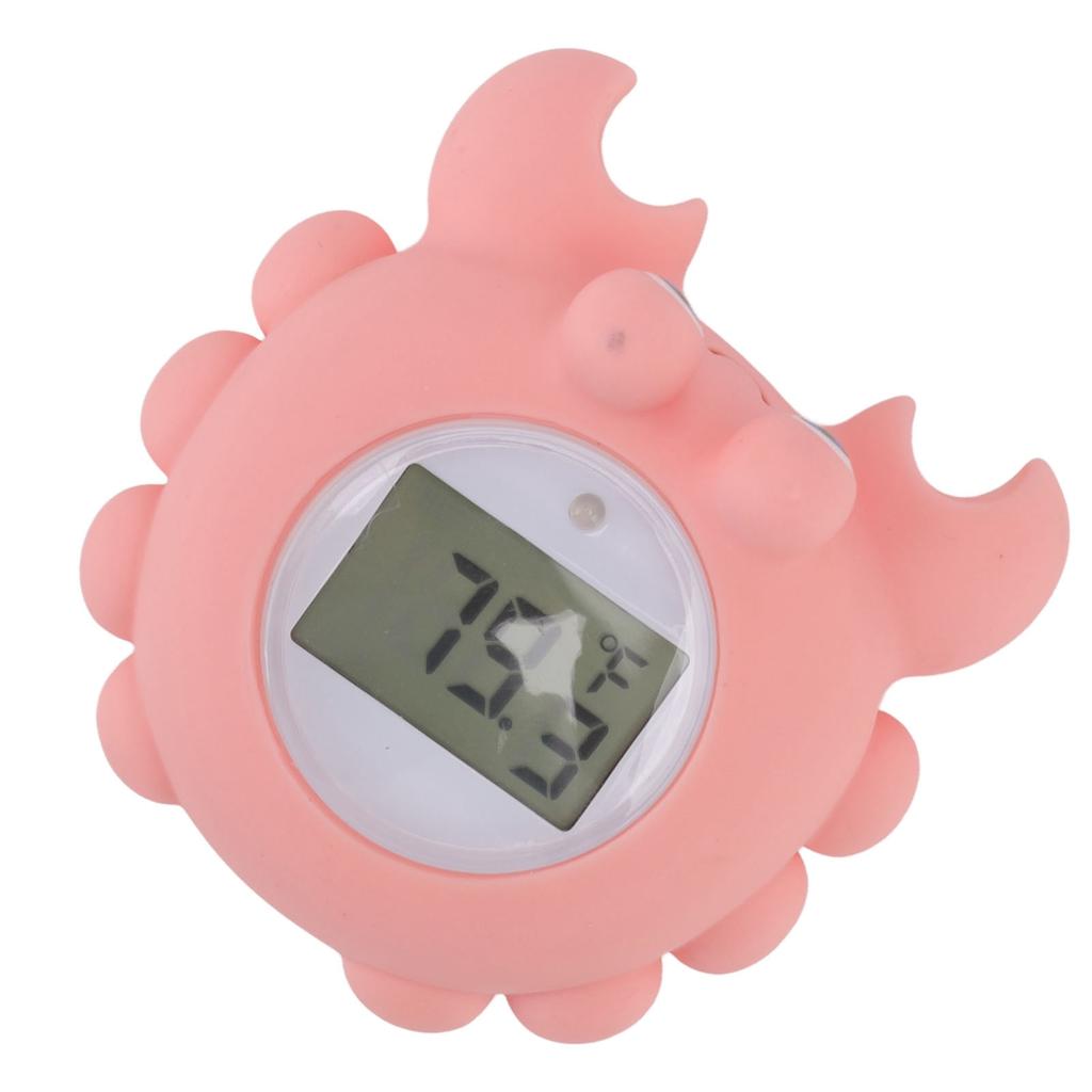Baby Badewannenthermometer Krabbe Badewannenspielzeug Elektronisches Wasserthermometer für Mama Neugeborenes Säugling