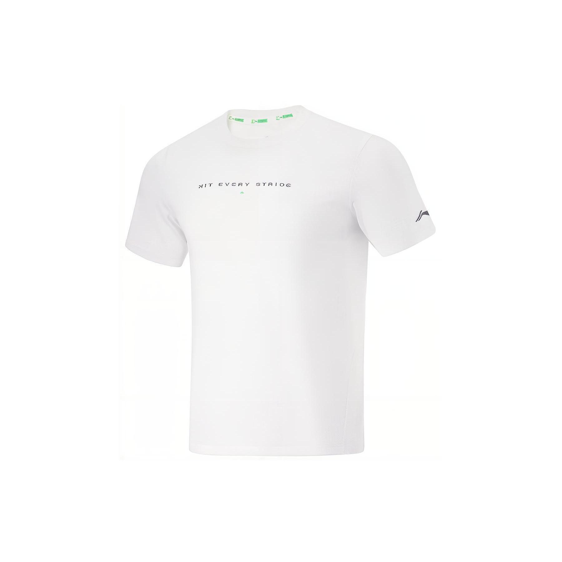 Li Ning T Shirt Men s Standard White ATSU199-2 3XL