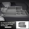 For SiENNA Silicone Storage Box  Center Console under Layer Modification Special Car Interior Accessories Organizer