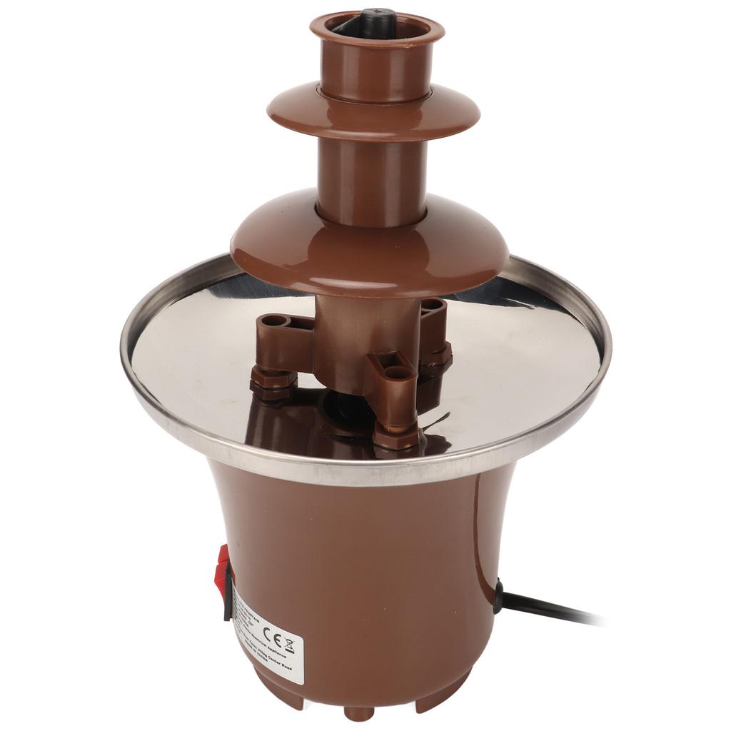 Chocolate Fountain 45 Celsius  Heating 35W Portable Mini Chocolate Fondue Fountain for Home Gifts