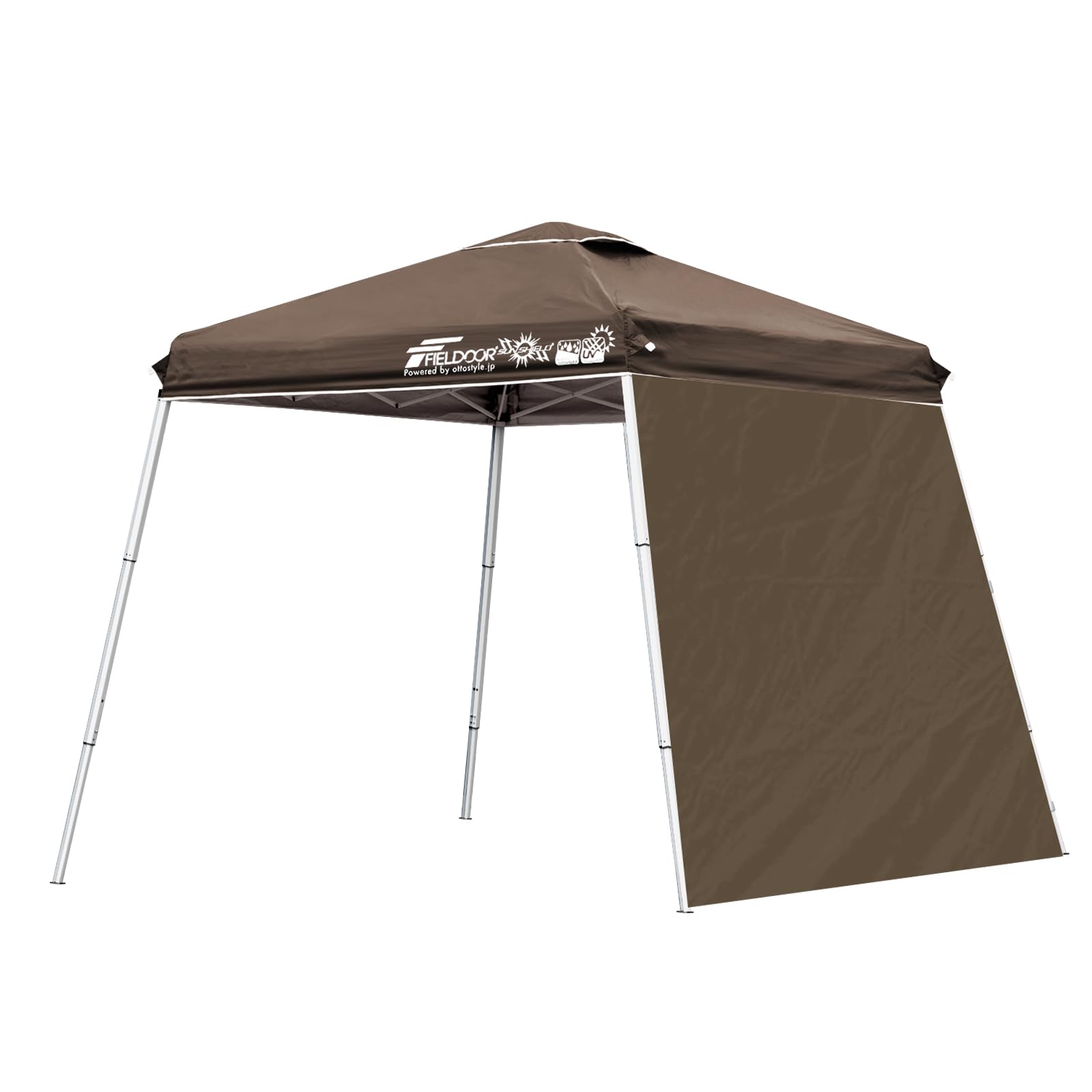 

FIELDOOR One Touch Tarp Tent Portable Center Lock [Комплект боковых простыней] One Action Компактный размер Легкий УФ-защитный водостойкий складной солнцезащитный козырек