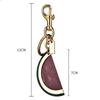 Lovely Cartoon Watermelon Pendant Keychain Fashion Car Key Ring For Women Exquisite Backpack Decoration Accessories Gifts