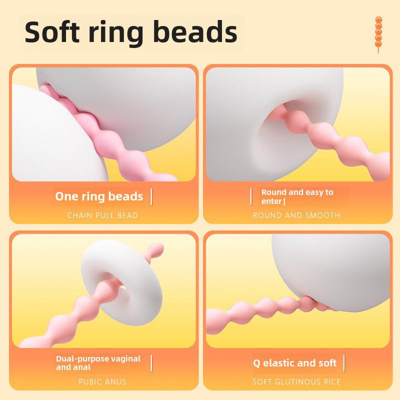 Mystery Ji Dual-Purpose Anal Bead Toys for Shared Male & Female Masturbation (300/box)