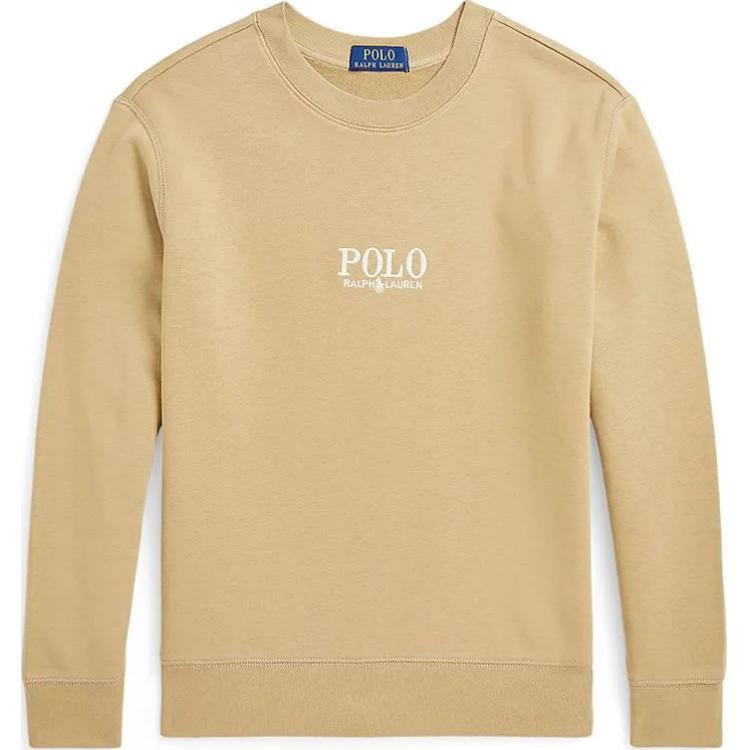 

Polo Ralph Lauren Logo Letter Crew Neck Long Sleeve Sweatshirt Kids sweatshirt Beige 323958154-002 XL