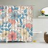 3D Shower Curtains Flowers Bathroom Curtain With Hooks Waterproof Print 180X240Cm Polyester Cloth Bathroom Decoration Screen