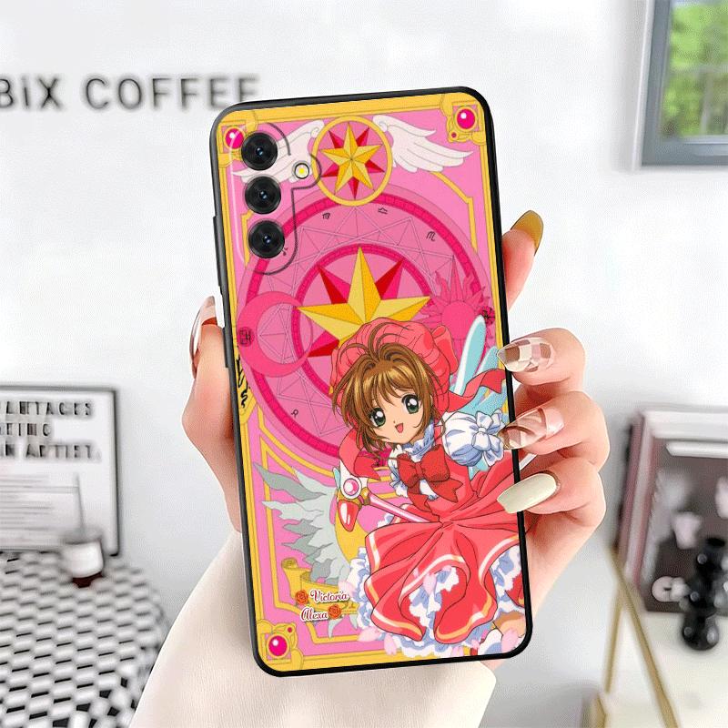 Cardcaptor Sakura Cute Girl Soft Phone Case for Samsung A17 A37 A57 A16 A26 A36 A56 A15 A25 A35 A55 A14 A24 A34 A54 A13 A23 A33